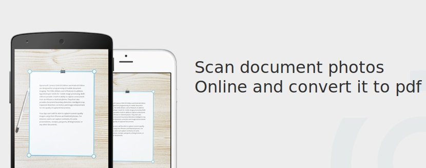 Online CamScanner Online Document Photo Scanner and PDF converter